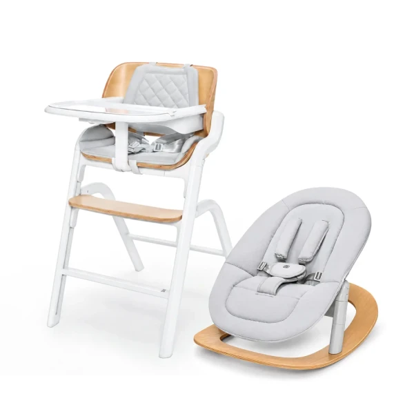 Zopa Set stolička Inspira 2 + novorodenecký set + hojdacia základňa, Creamy Natur