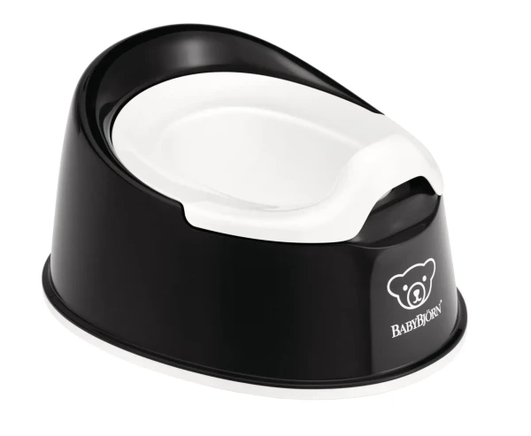 BABYBJORN Smart Powder Potty čierna/biela BabyBjörn