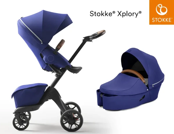 Stokke Xplory X Royal Blue kombinovaný kočík