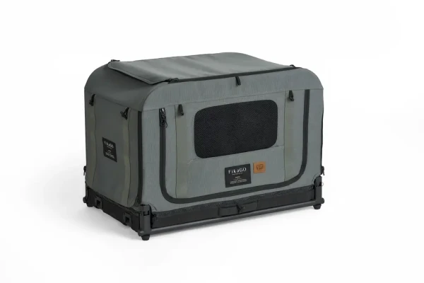 FIKAGO Skladacia kennel prepravka Queen S Green