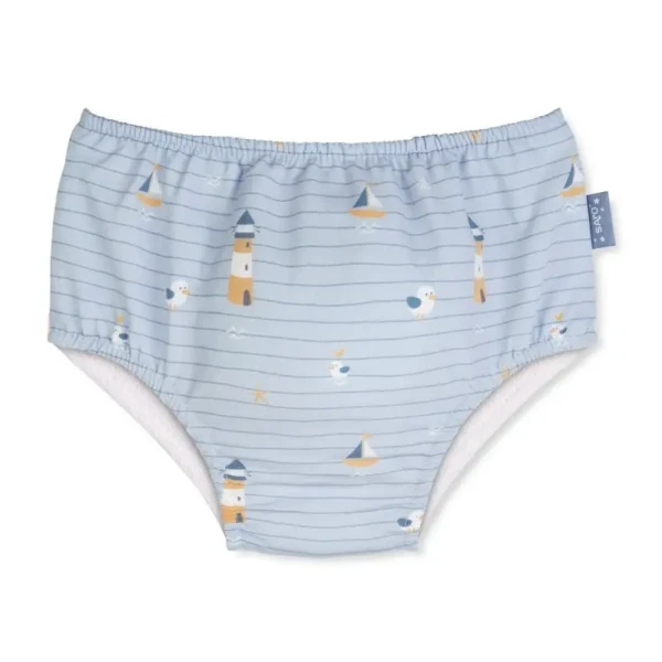 Saro Baby Plienkové plavky s UV ochranou (12-18m) Navy Hugs