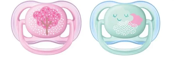 Philips AVENT Cumlík Ultra air obrázok 0-6m dievča 2 ks