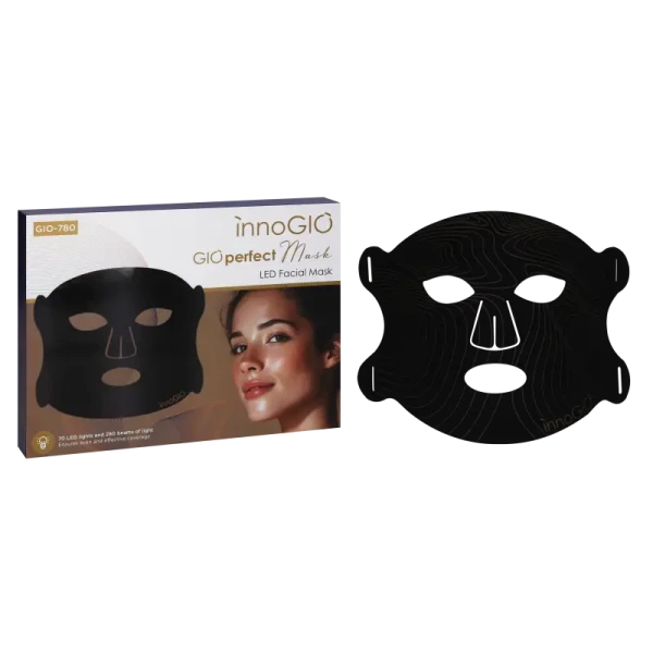 innoGIO GIOperfect silikónová ošetrujúca LED maska ​​na tvár