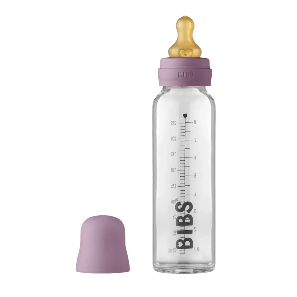 BIBS Baby Bottle sklenená fľaša 225ml Mauve