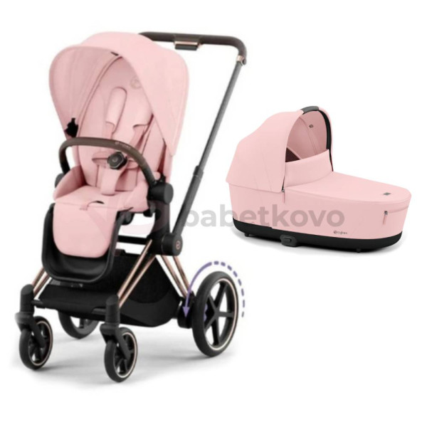 CYBEX E-PRIAM 2-kombinácia ROSEGOLD Peach pink