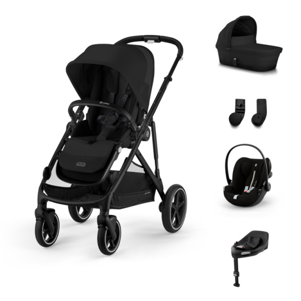 Cybex Gazelle S Kombinovaný kočík SET M - Moon Black - Black Rám