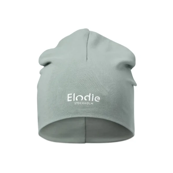 Elodie Details Čiapka Logo Beanies - Pebble Green, 1-2 roky