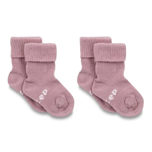 KipKep Detské ponožky Stay-on-Socks 6-12m 2páry Mauve