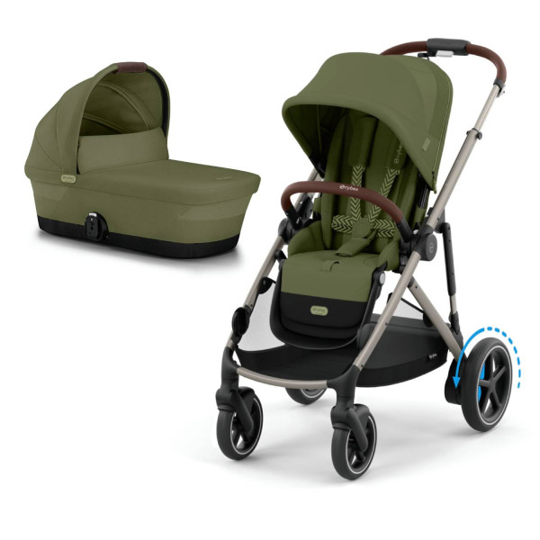 Cybex e-Gazelle S Kombinovaný kočík Moss Green