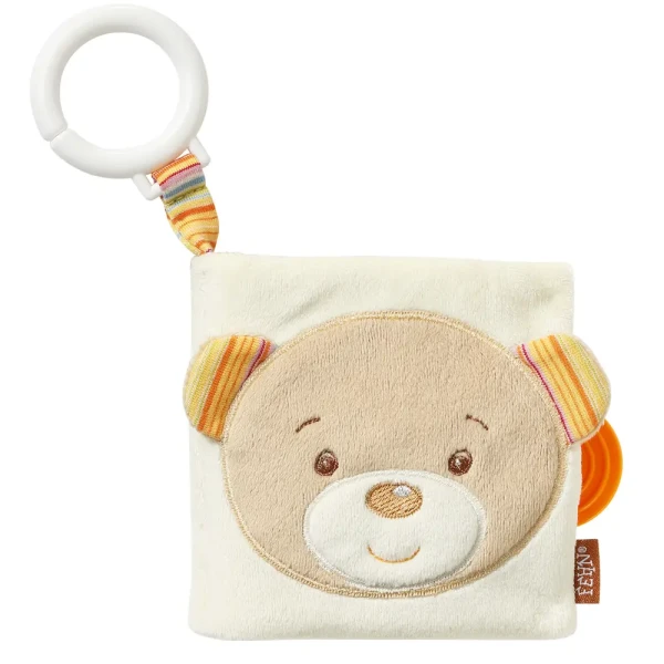 BABY FEHN Plyšová knižka medvedík, Rainbow Medvídek