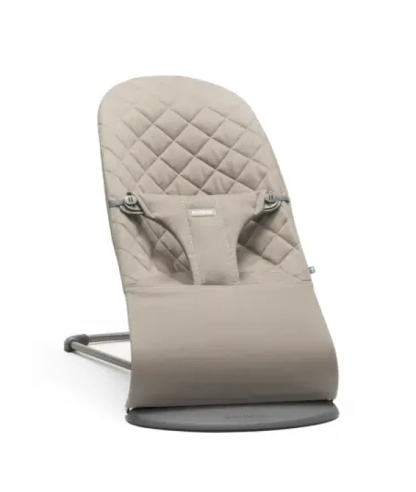 BABYBJORN Bouncer Bliss Sand Grey Woven