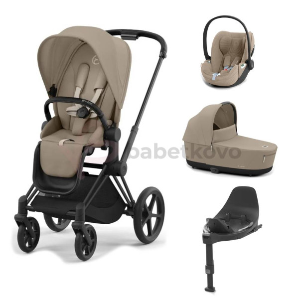 CYBEX PRIAM 4-kombinácia MATT BLACK Cozy Beige