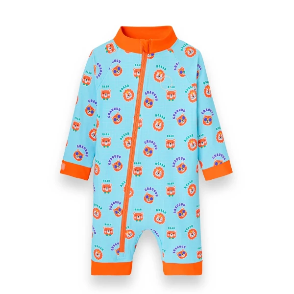 KiETLA ICONIK plavkový overal s UV ochranou - ChaCha Pop 2-4 roky