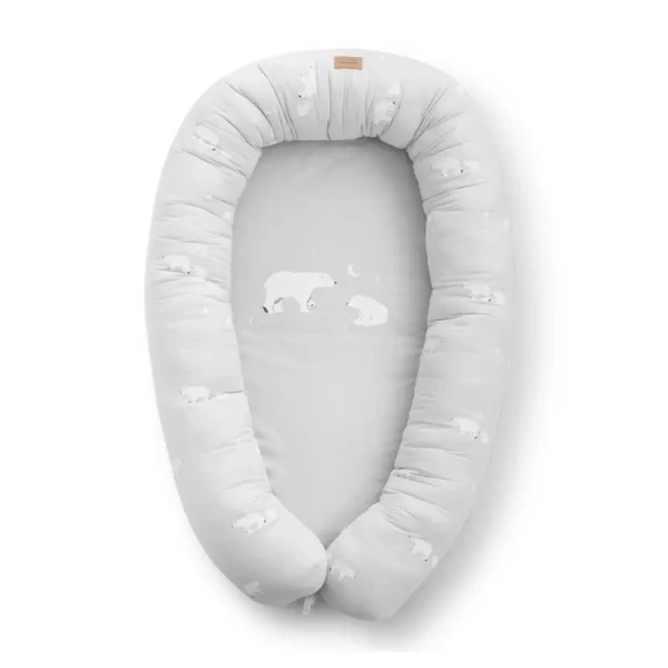 Bonjourbébé Bavlnené hniezdo XL Polaris Grey
