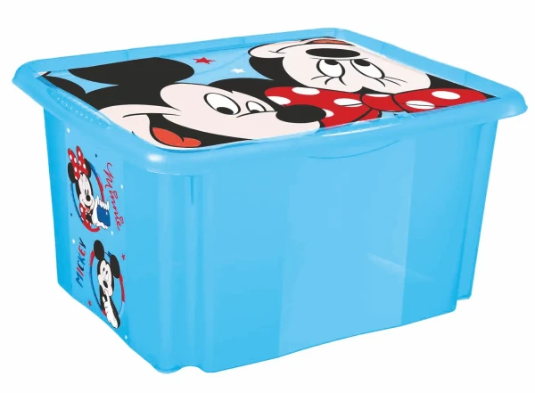 KEEEPER Úložný box s vekom veľký Mickey Modrá
