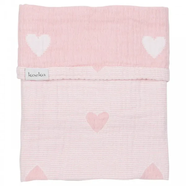 Koeka Deka Altea Hearts 75x100 - blush pink