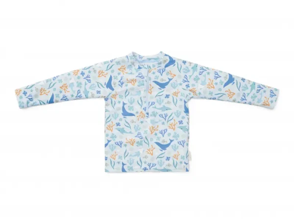 Little Dutch Plavecké tričko dlhý rukáv Ocean Dreams Blue veľ. 74/80