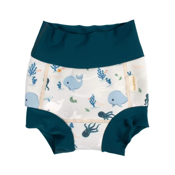 FILIBABBA DETSKÉ PLAVECKÉ NOHAVIČKY LUCCA - CHRISTIAN´S WHALE TALES - 2-3 ROKY