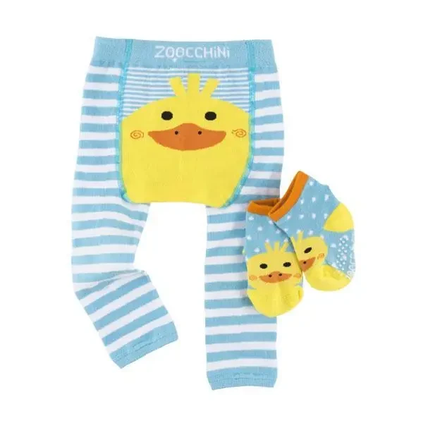 Zoocchini Set  legínky a ponožky Kačka  12 - 18 m