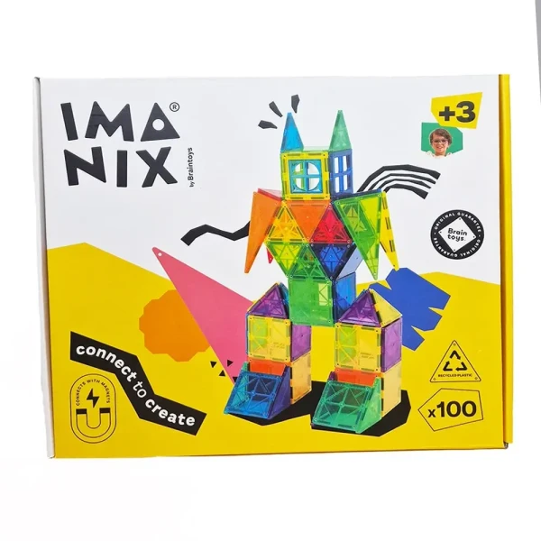 IMANIX MAGNETICKÁ STAVEBNICA CLASSIC - 100 KUSOV