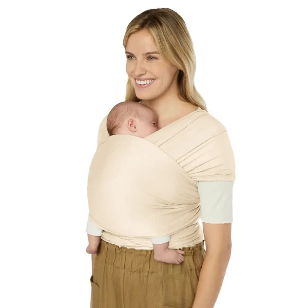 ERGOBABY ŠATKA/Aura Sustainably Sourced Knit Baby Wrap - Cream