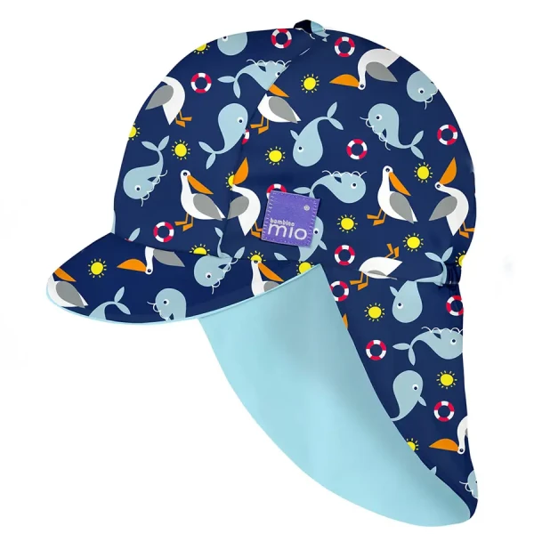 Bambino Mio Detská kúpacia čapica, UV 50+, Nautical, veľ. L/XL