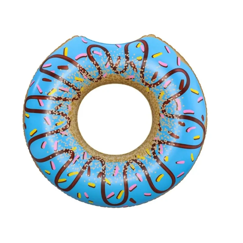 Bestway Detský veľký nafukovací kruh DONUT 107cm modrý
