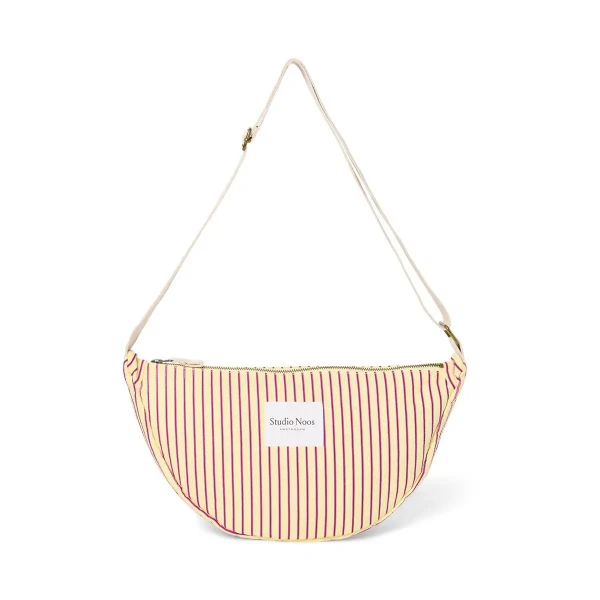 STUDIO NOOS - Poplin Adult FANNY kabelka Butter Yellow Striped