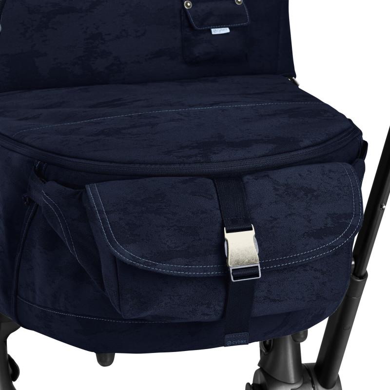 CYBEX PRIAM Lux Carry Cot Rebellious Luxury Denim Blue