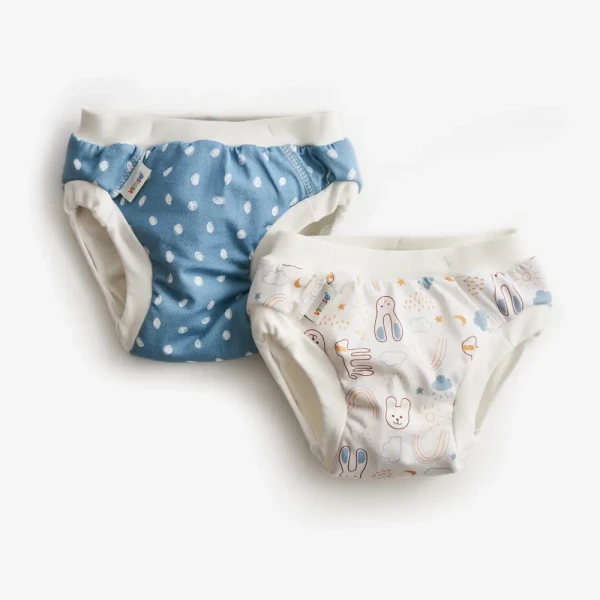 Vimse Tréningové nohavičky XXL 13-17 kg, Blue Dots/White Teddy 2ks