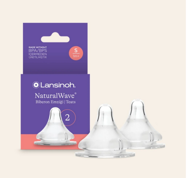 Lansinoh NaturalWave cumlík S (pomalý prietok) 2ks