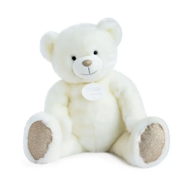 DouDou et Compagnie LP XXL Medveď biely 80cm