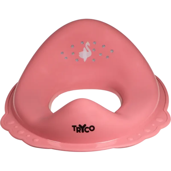 TRYCO Redukcia na WC s protišmykom - Swan Ivy / Pink