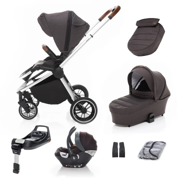 Zopa SET kočík Move+ korba+adaptéry+autosedačka+báza, Rocky Grey/Silver