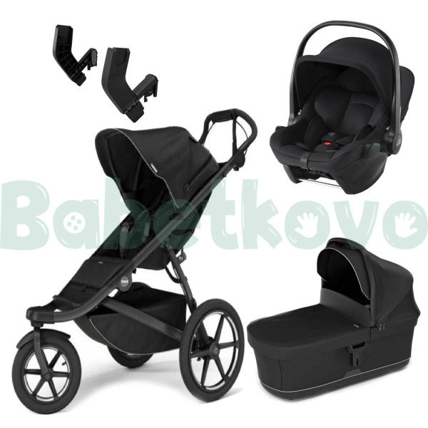 Thule Urban Glide 3 zvýhodnený set Black