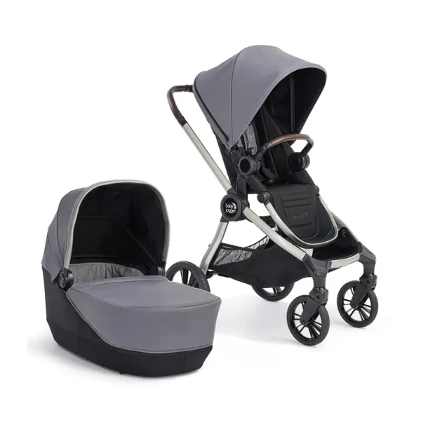 BabyJogger CITY SIGHTS 4WM akčná sada 2v1 (kočík+vanička)+madlo DARK SLATE
