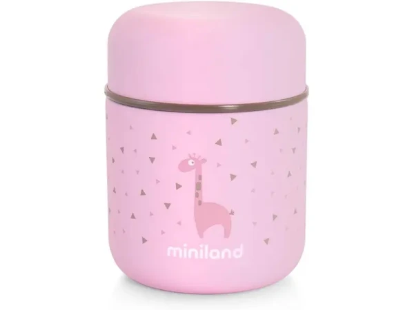 Miniland Termoska Silky na jedlo Pink 280ml