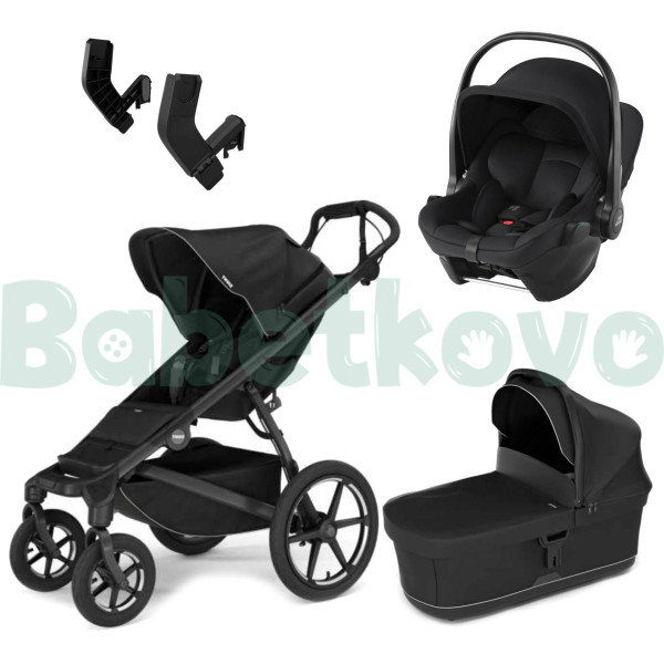 Thule Urban Glide 4-kolesový zvýhodnený set Black