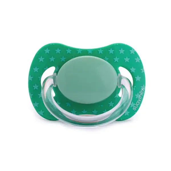 SUAVINEX  Cumlík fyziologický silikón - ZELENÝ