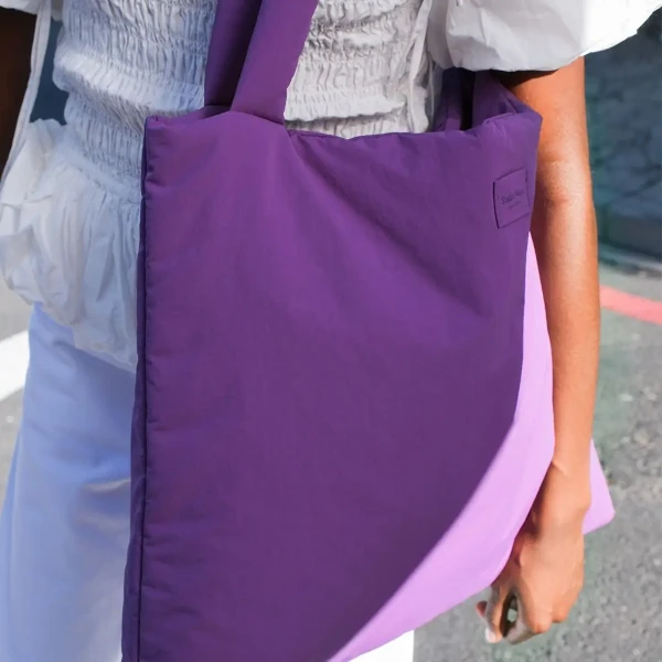 STUDIO NOOS - Puffy MOM BAG Textured Purple