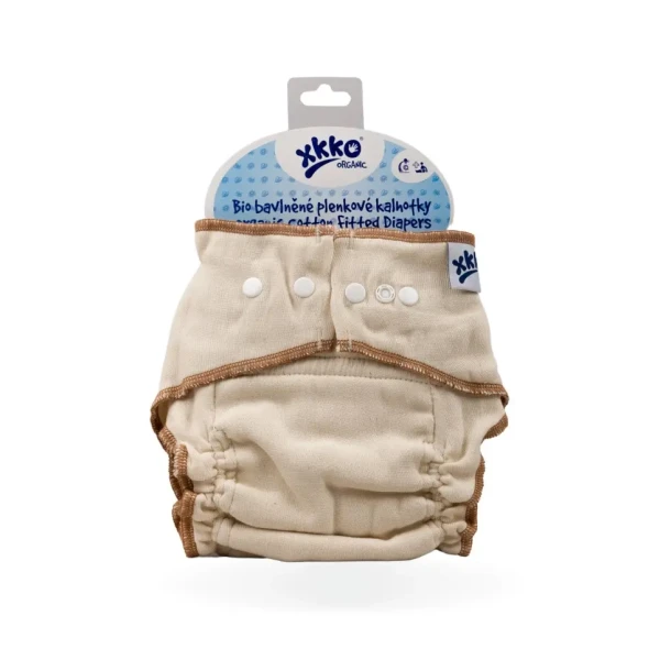 XKKO Organic Plienkové nohavičky - Natural Veľkosť XL