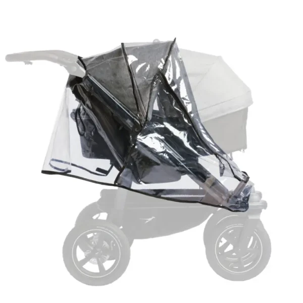 TFK pláštenka na kočík duo2 pre jednu športovú sedačku raincover duo2 stroller