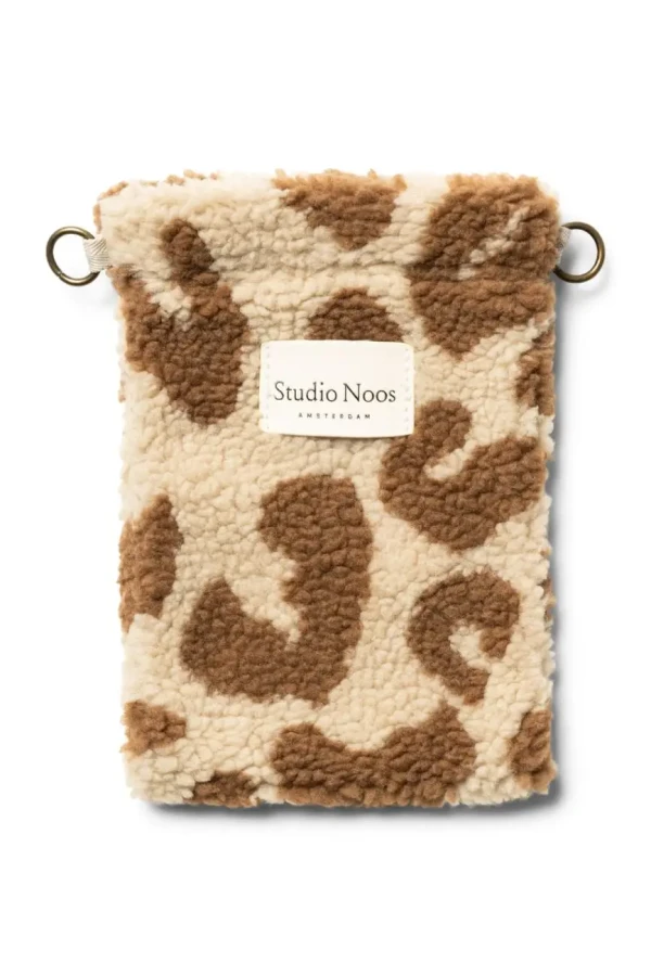 STUDIO NOOS - Teddy Phone BAG - taštička na telefon Leopard