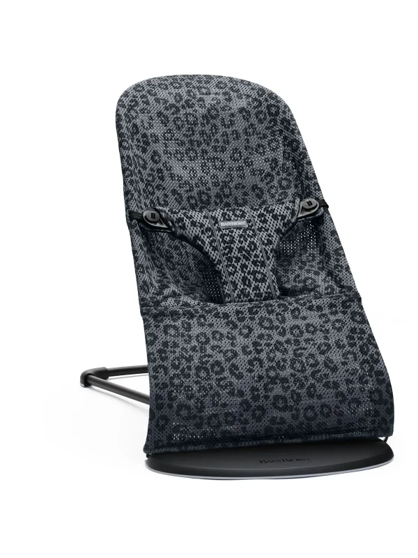 BABYBJORN Lehátko Babybjorn Bouncer Bliss Anthracite/Leopard Mesh SOFT Collection