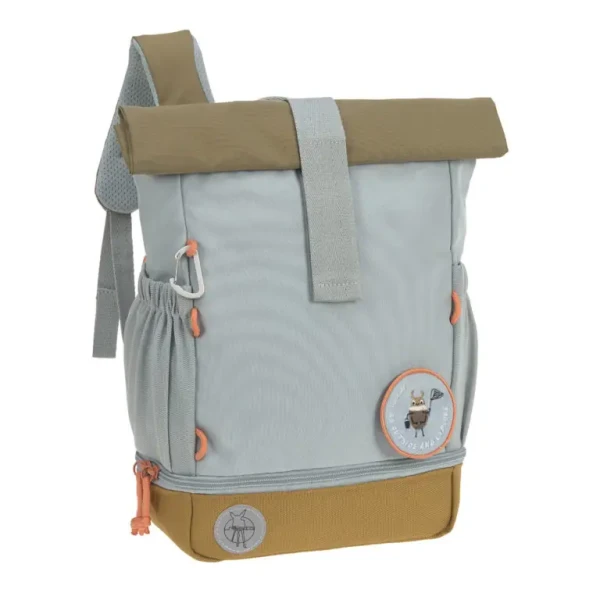 Lässig detský batoh Mini Rolltop Backpack Nature light blue