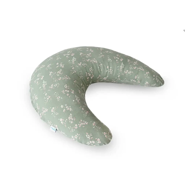 CEBA BABY Vankúš na kojenie HUGGY (150x60x37) Basic Žerzej Green Meadow