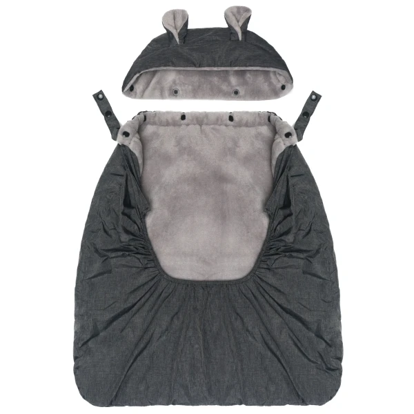 Fillikid Zateplený poťah na nosítko coral fleece grey