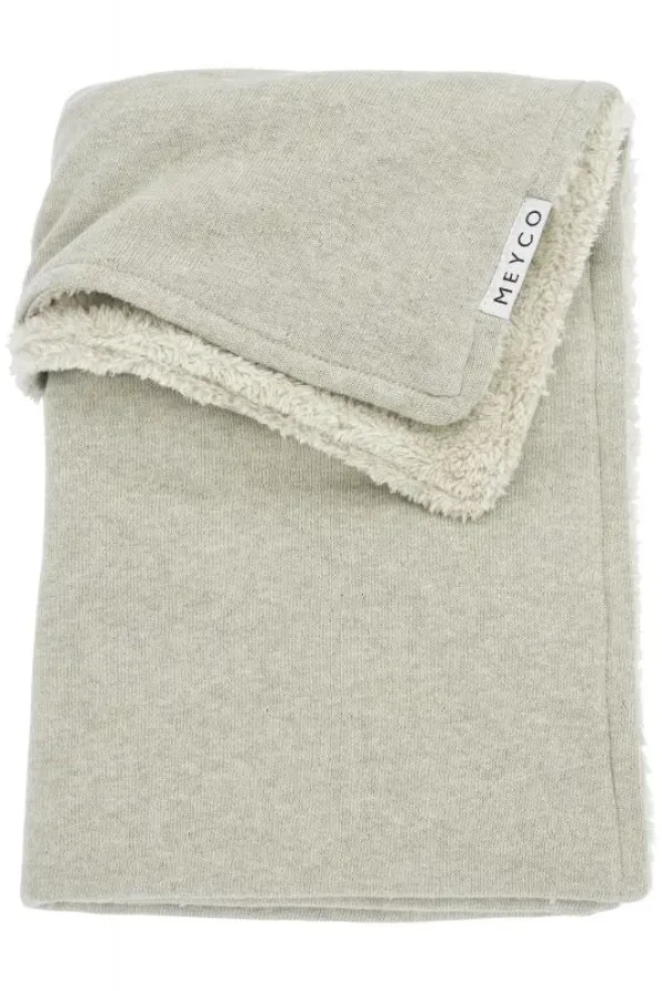 Meyco Deka Knit basic fleece- Sand melange
