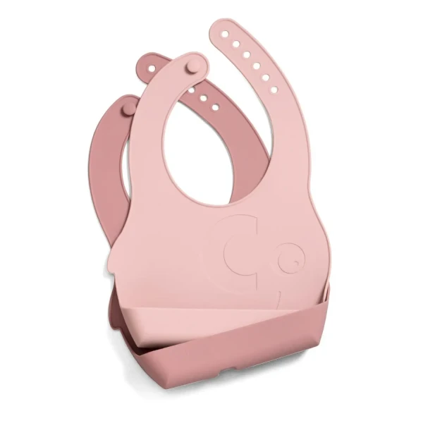 SEBRA Silikónové podbradníky, Fanto, blossom pink