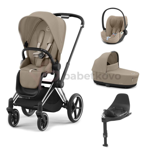 CYBEX PRIAM 4-kombinácia CHROME BLACK Cozy Beige